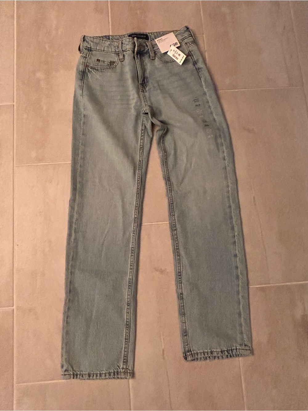 nwt AERO Low Rise Baggy Non-stretch Jeans size 00R